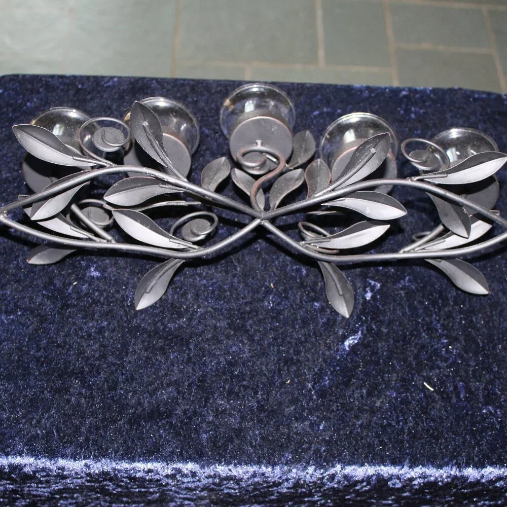 Center piece 5-votive candle holder